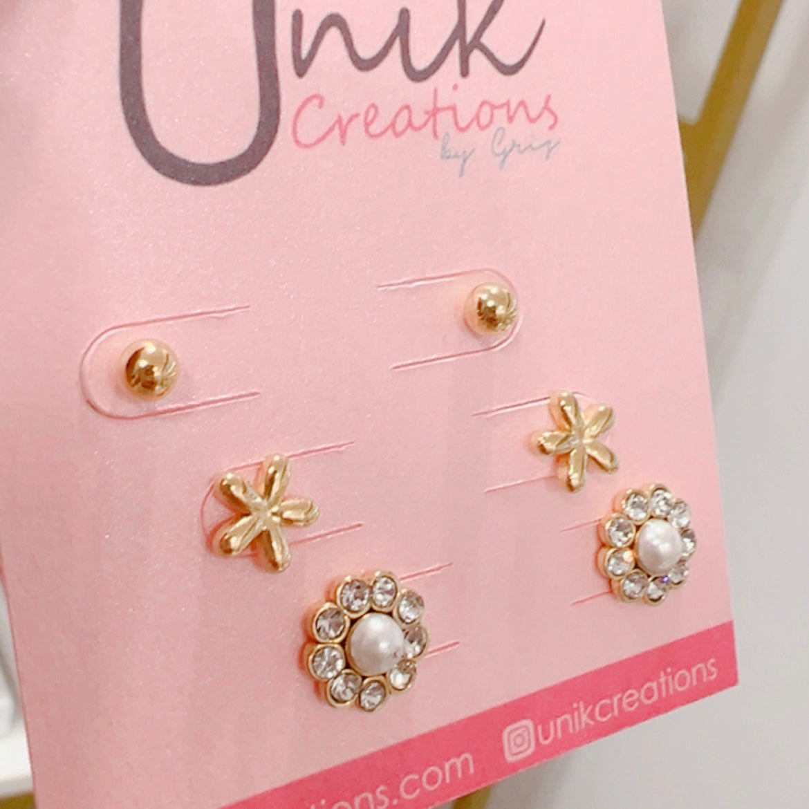 Aretes Set Flor