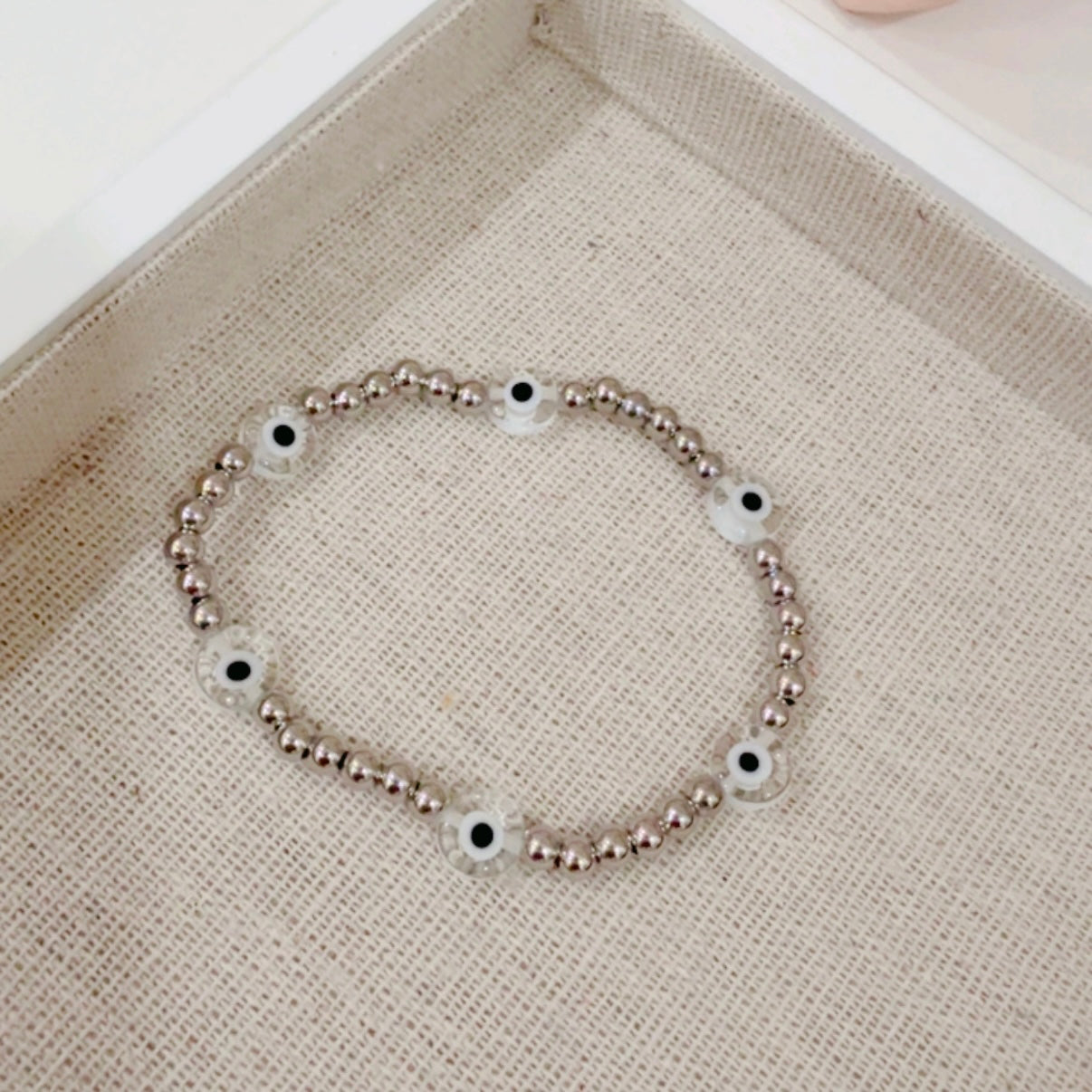 Pulsera Ojitos Acero