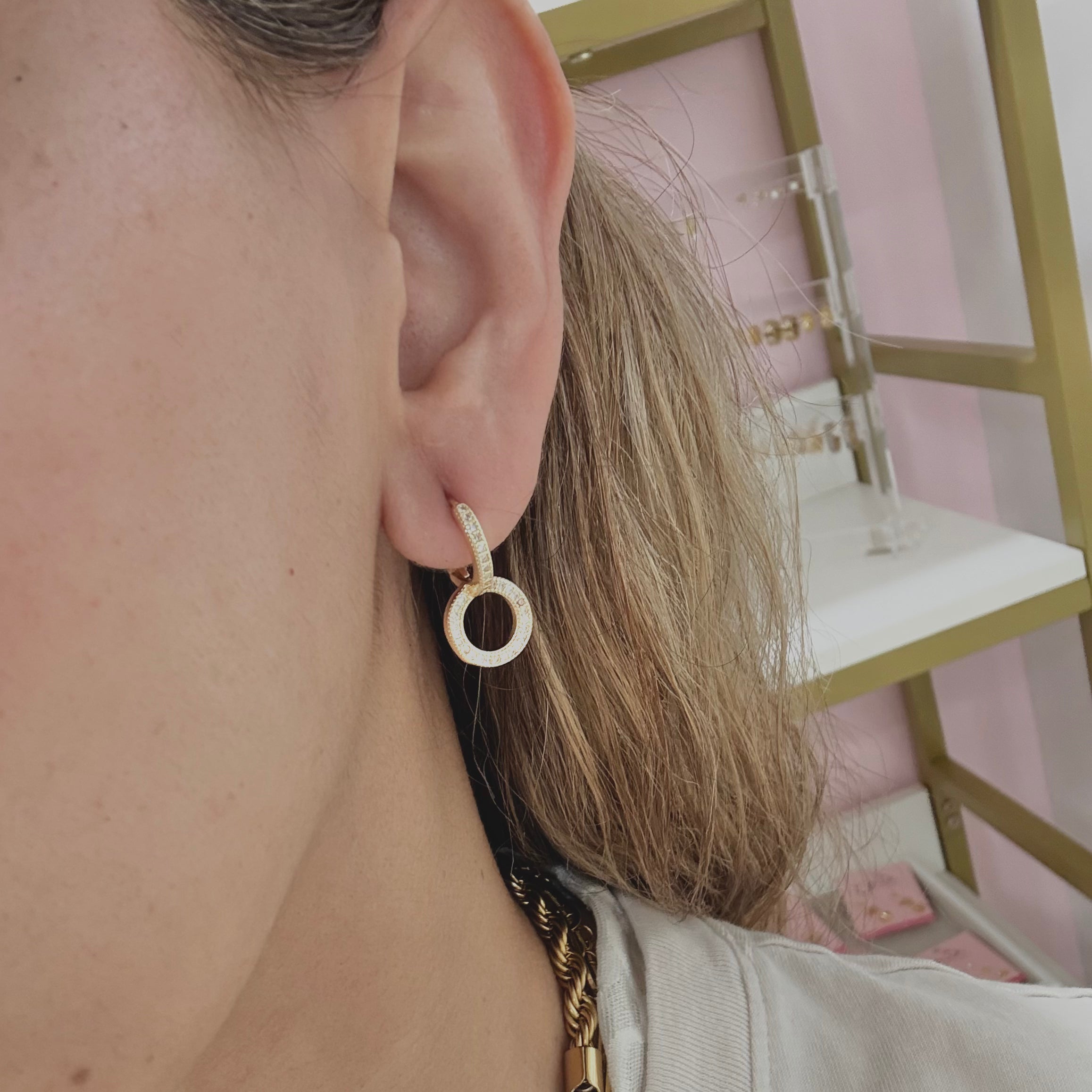 Aretes Doble Circulo